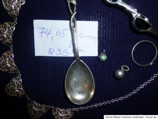 Silber Schmuck Konvolut insgesamt 243,10 Gramm 800er, 825er, 935er