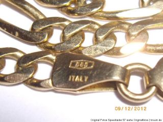 Gold Figarokette Collier Goldkette Halskette 585er 14 Karat GOLD