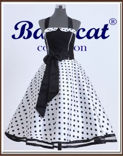 C718 50er Jahre Rockabilly Tanzkleid Vintage Petticoat Partykleid Gr
