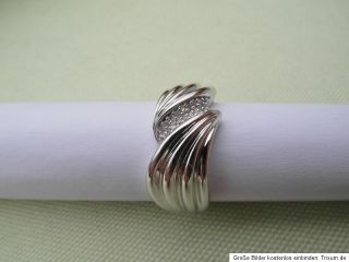 Toller,Silber Ring,925 + Zusatz gestempelt,kl.aber echte Diamanten,TOP