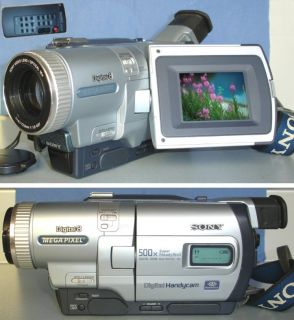Sony DCR TRV725E Digital 8 Megapixel Handycam Camcorder TOP