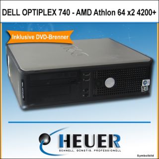 DELL Optiplex 740 AMD Athlon 64 x2 4200+ 80 GB SATA2 GBit LAN DVD±RW