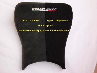 Corse Echt Alcantara Sitzbezug / Seat 749 und 999 TIEF SCHWARZ / Black