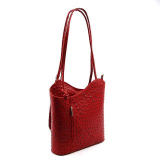 Echtleder Handtasche Damentasche Tasche mit Rucksackfunktion LTA050