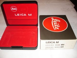 Original Leica M6 Verpackung mit Box Top Zustand