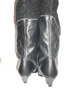 80er Zaren Slouch Stiefel Vintage Boots 38,5 Boho VtG