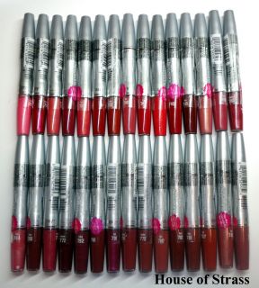 Maybelline SUPERSTAY 16h USA Lipcolor Farbwahl Lippenstift + Balsam