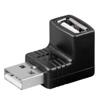 Winkeladapter Winkel Adapter USB 2.0 Stecker + Kupplung Buchse Typ A