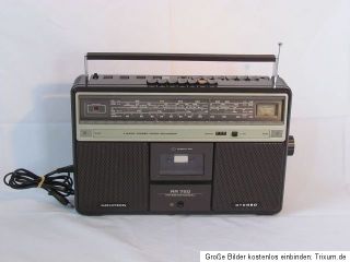 Top Vintage Radio GRUNDIG RR 720 international, Boombox, voll
