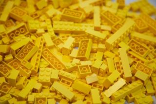 LEGO® 500 Legosteine Bausteine Basic Steine gelb NEU