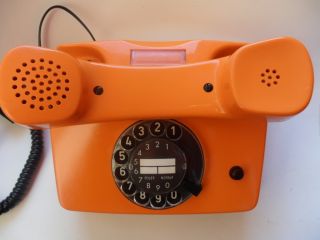 Post Telefon Wählscheibentelefon FeTAp 792 1 Kult Farbe orange