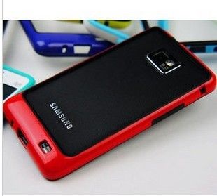 Samsung Galaxy S2 Bumper i9100 Hard Silikon Case Schutz Hülle Cover