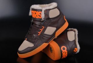 Osiris Schuhe NYC83 Sherling Brown/Orange Sneaker EU43 NEU