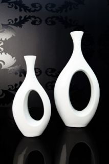 Bodenvase Design Vase BIG LOUNGE weiss 71cm NEU