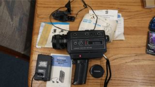 Chinon 806 SM Direct Sound Super 8 8mm Film Movie Camera