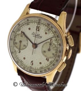 Premier Chronograph Handaufzug 585/Rotgold Lederband Ref.789