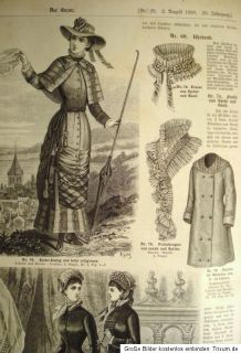 Jg 1880 Mode Fashion Magazine Der Bazar Illustrirte Damen Zeitung Heft