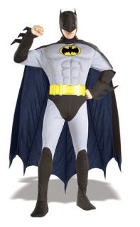 Original Batman Kostüm mit Muskel Anzug