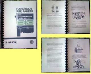 Handbuch für den Fahrer des Tatra 813 8x8 IFA W50 L60 Robur