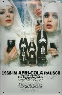 Afri Cola 1968 Blech Schild Palme Rausch Nonnen 20x30cm