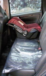 Schutzfolie für Autositz Rückbank*Asmi*NEU