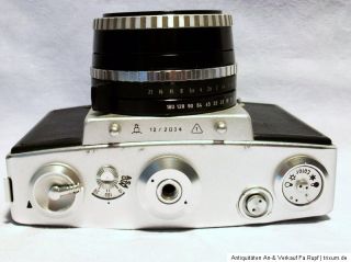 Alte DDR Kamera Pentina Spiegelreflexkamera Pentacon Dresden 1960
