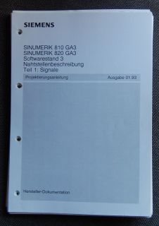 Doku Siemens SINUMERIK 810 820 Nahtstellenbeschreibung Teil1 Signale
