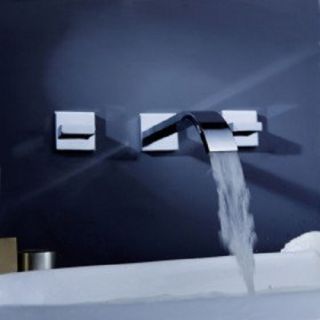 Design Wasserfall Armatur Unterputz 23cm Komplett Set Badewanne