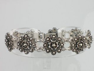 Art Deco 835 Silber Damen Herren Armband,Blachian Antik Schmuck, BAS