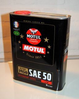 MOTUL Motoröl SAE50 SAE 50 für Oldtimer bis 1950   10 Liter