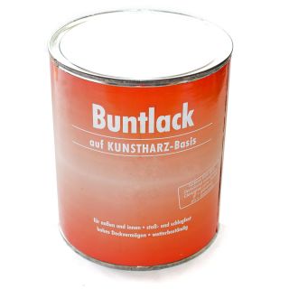 GP6,60€/L Buntlack Kunstharz Universal Lack Alkydharzlack 0,75 L gl