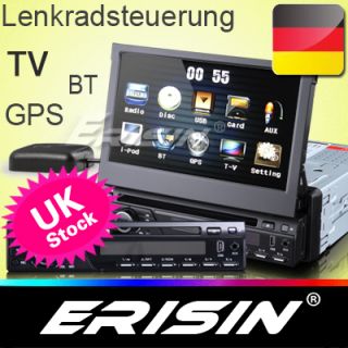 Erisin ES823GD 7 HD Autoradio DVD player touch screen TV GPS BT RDS