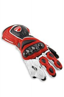 DUCATI Dainese RUNNER ´11 Leder Handschuhe Gloves rot NEU !!!