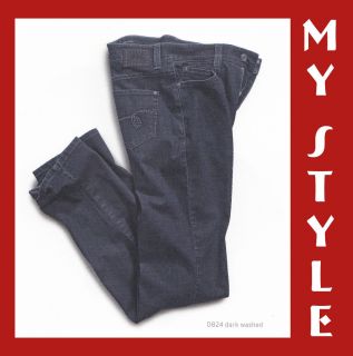 MAC Damen Hose Jeans STELLA Stretch dunkel blau feminine fit