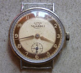 Alt Schweizer Uhr CYMA TAVANNES   1940 ??? +  