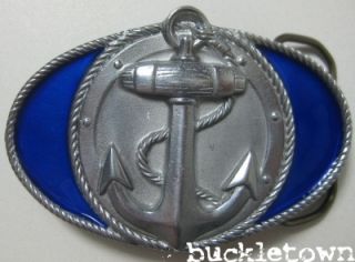 Buckle Anker Bullauge Sailor Anchor Tattoo Seefahrer