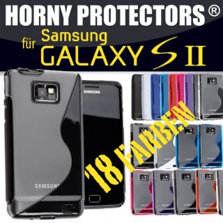 Schutzhülle Cover Case Samsung Galaxy S2 S II i9100 SCHWARZ