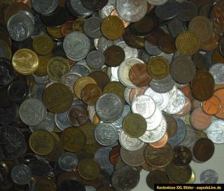 Lot Münzen Welt Europa ca. 3,7 Kilo
