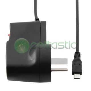 AU AC Home Wall Charger For Motorola Defy MB525 Atrix 4G MB860 Droid