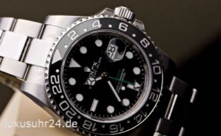 NEUE ROLEX GMT MASTER II 116710LN Luxus Uhr RATENKAUF Luxusuhren Neue