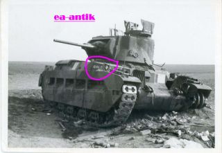 Frankreich Panzer Mk I Matilda England British abgeschossen Wrack