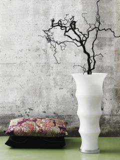 Holmegaard Karen Blixen Vase weiß, 23 cm
