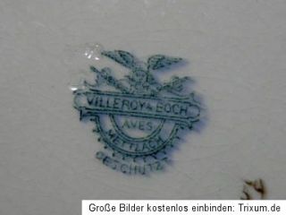 Villeroy & Boch Mettlach Aves Sieben Teller 7