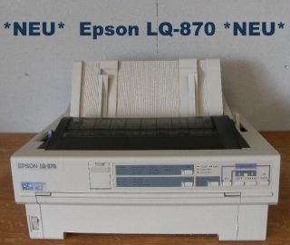 Epson LQ 870  NEU   OVP  24 Pin Nadeldrucker, 24 Monate