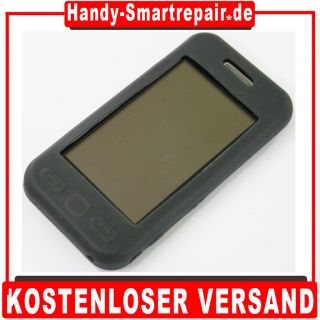 Star Silikon Gummi Handy Tasche Schutz Hülle Case Schwarz #885