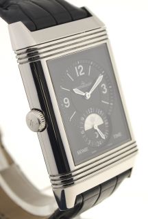 JAEGER LECOULTRE   GRANDE REVERSO  STAHL DUO FACE   NIGHT DAY