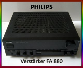 PHILIPS INTEGRATED STEREO AMPLIFIER FA 880