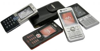 Sony Ericsson W890i Vertikaltasche Ledertasche Tasche