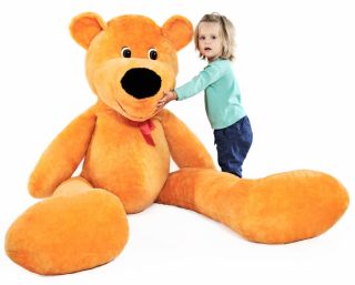 Riesen Teddybär Plüschtier Kuschelbär rostrot 180cm gro