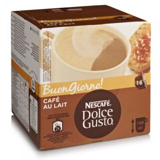 27,87 EUR/kg) 5x NESCAFÉ Dolce Gusto Café au Lait 16 Kapseln